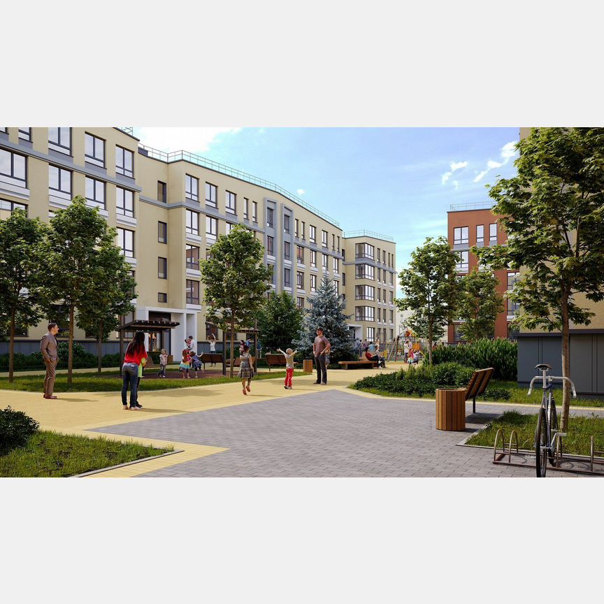 2-к. квартира, 56,1 м², 5/5 эт.