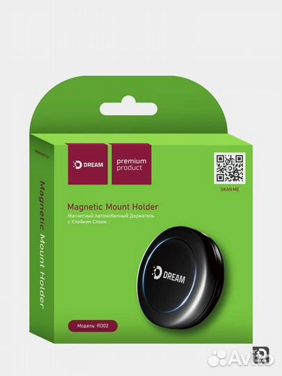 Держатель в авто магнитный на панель Dream RD02/D4
