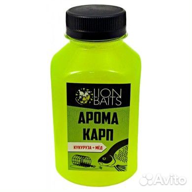 Арома Карп кукуруза-мед 300мл Lion Baits