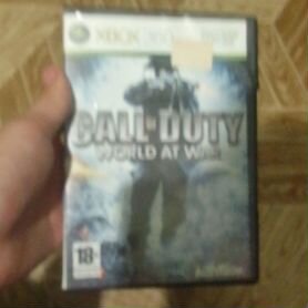 Диск для Xbox 360 с Call Of Duty World AT War