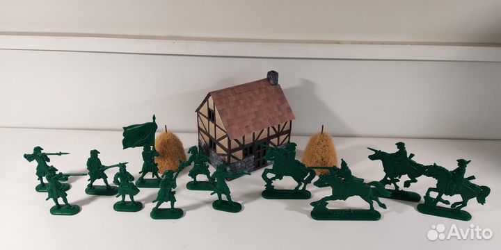 Коллекционные игровые солдатики Армия Петра-I