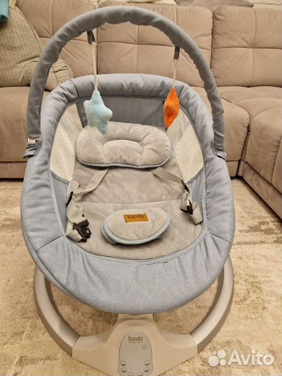 Детский шезлонг, электрические качели