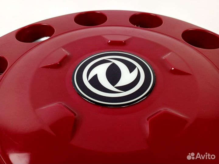 Колпаки 22.5 бордовые Dong Feng (Донг Фенг) 2шт