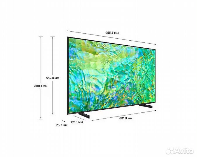 Телевизор Samsung UE43CU8000uxru