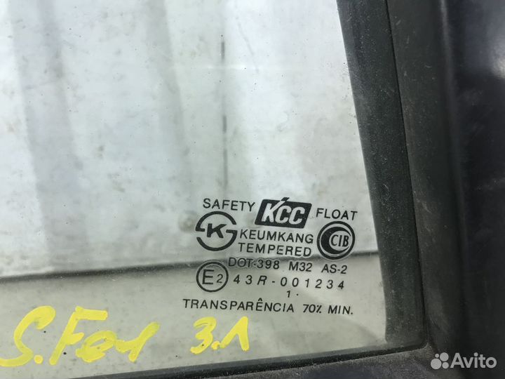 Форточка задней левой двери