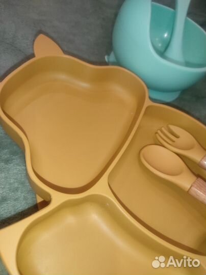 Силиконовая посуда для малышей