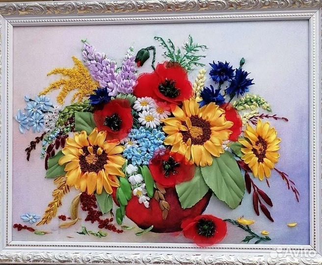 Подсолнухи в вазе