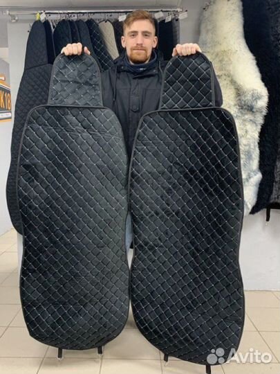 Чехлы накидки на сидения алькантара меховые велюр