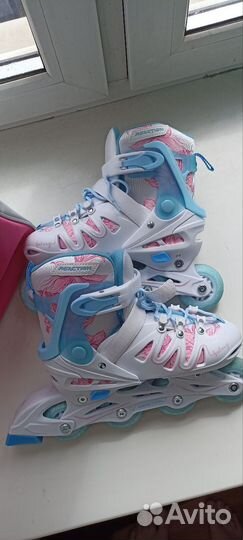 Коньки роликовые раздвижные 32-35