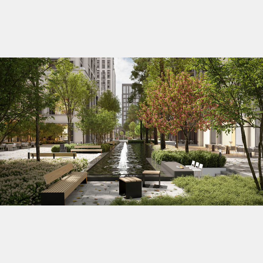 2-к. квартира, 97,1 м², 9/27 эт.