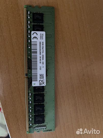 Оперативная память 32гб Sk hynix ddr4 3200 CL22