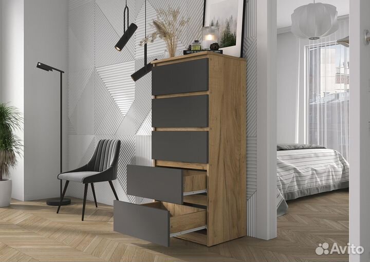 Узкий высокий Комод в прихожую, детскую, спальню