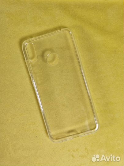 Чехол силиконовый-прозрачный (Huawei Y7 2019)