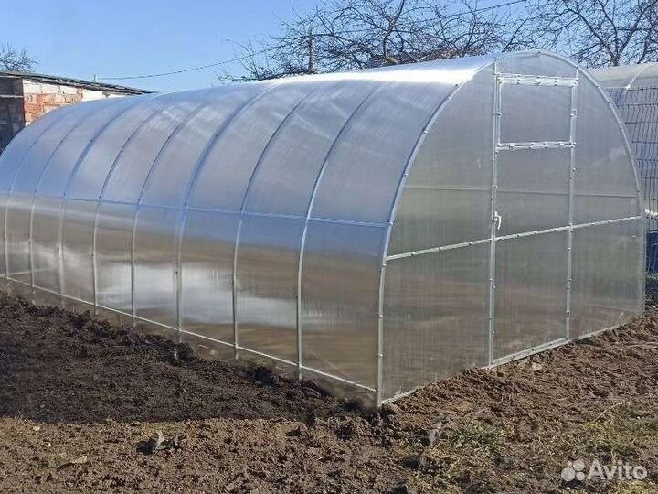Теплица усиленная 8м поликарбонат,рассрочка,кредит