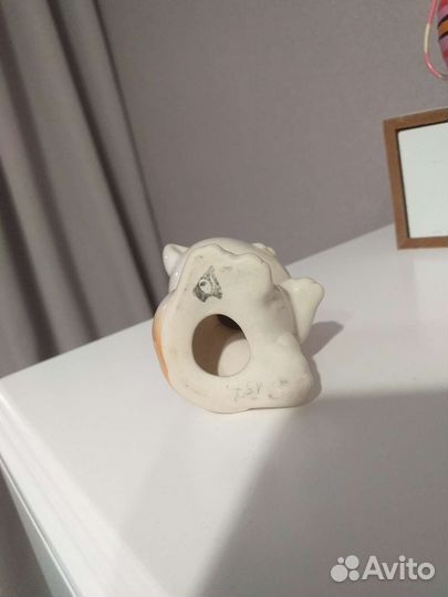 Фарфоровые статуэтка котёнок,ссср