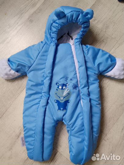 Зимний комплект, конверт и комбинезон