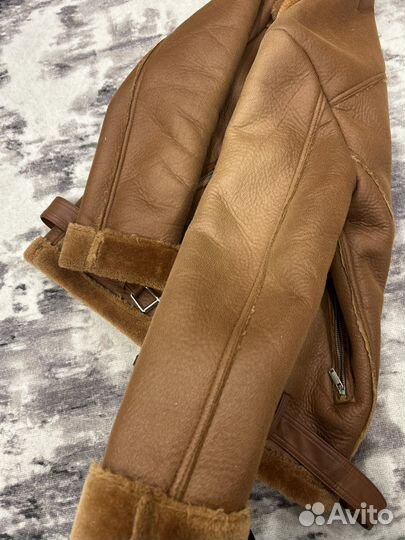Дубленка авиатор женская 42 44