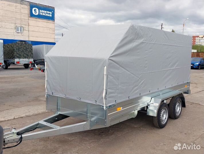 Прицеп 2-осный с балансирной подвеской 3.7х1.5х1.5