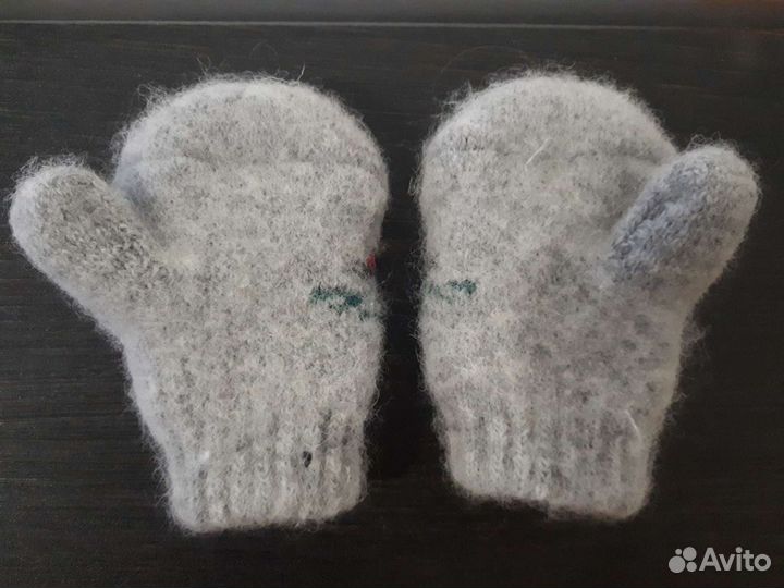 Варежки зимние детские