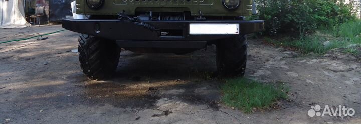 Защита лебёдки на бампер газ 66
