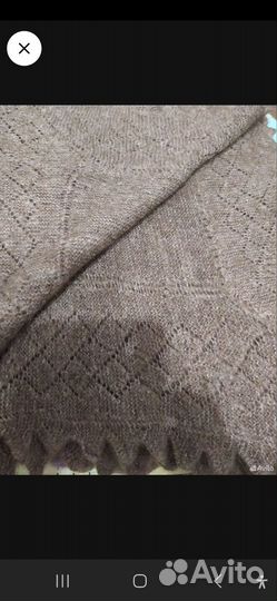 Шаль пуховая ручная работа