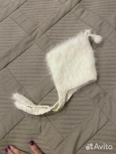 Шапка пух кролик