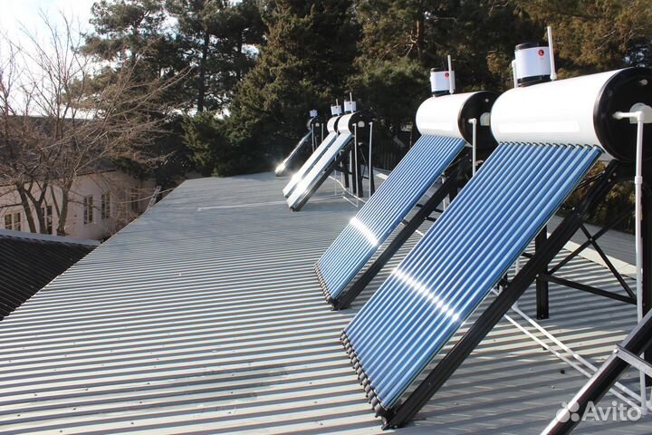 Солнечный водонагреватель с баком 150 л под давлен
