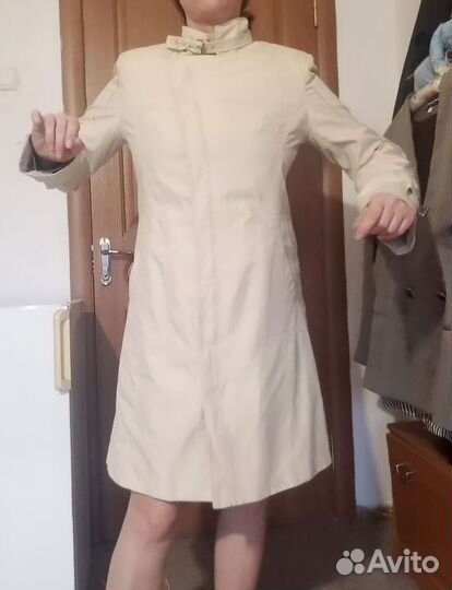 Плащ тренч косуха женский