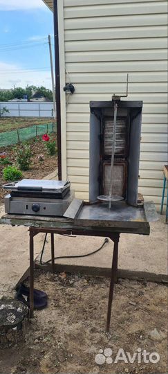 Аппарат для шаурмы бу газовый и тостер