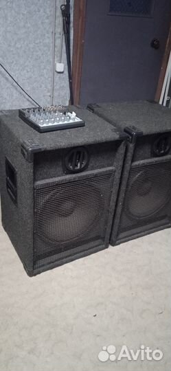 Активные колонки + пульт