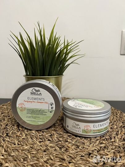 Глиняная маска для волос wella