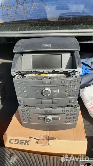 2 Магнитолы+дисплей mercedes 204 до рест