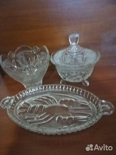 Хрусталь СССР Конфетница бронь до 15 сентября