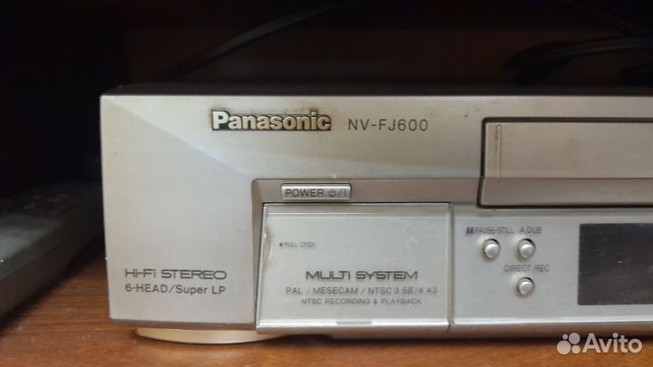 Видеомагнитофон panasonic nv fj600