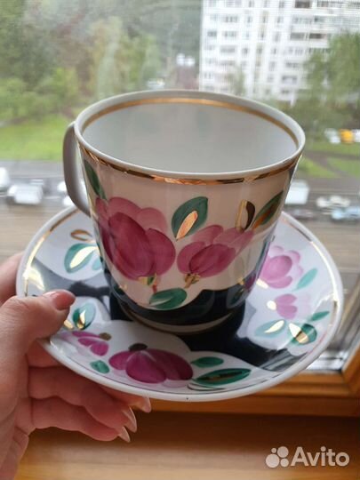 Чашка с блюдцем СССР