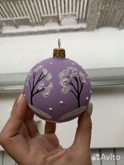 Елочные игрушки шары
