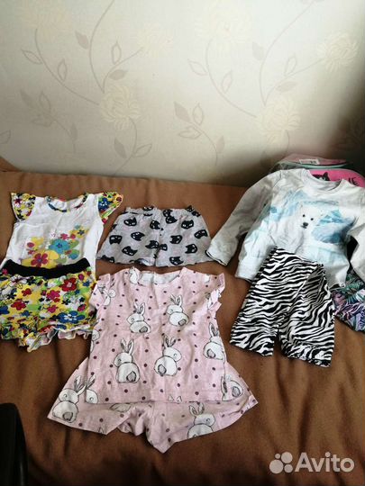 Вещи пакетом на девочку 116 122 128