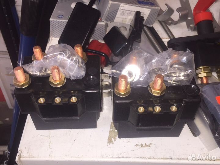 Соленоид для лебёдок усиленный 12V 500A IP68