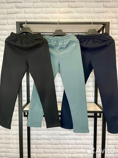 Спортивные штаны Adidas хлопок теплые