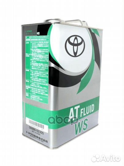 Масло трансмиссионное синтетическое toyota ATF WS