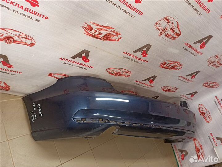 Бампер задний Volkswagen Polo (Mk5) Седан