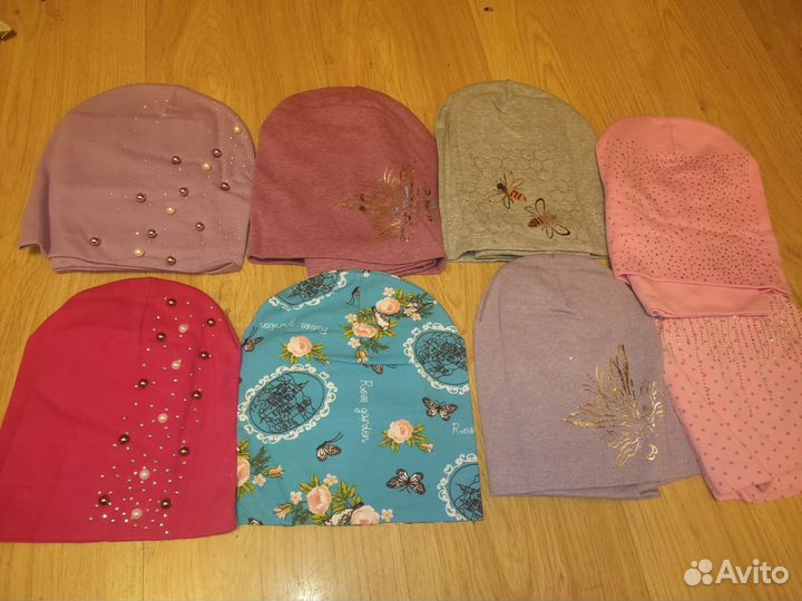 Шапка со снудом новая, двойной трикотаж. Р-р 50-54