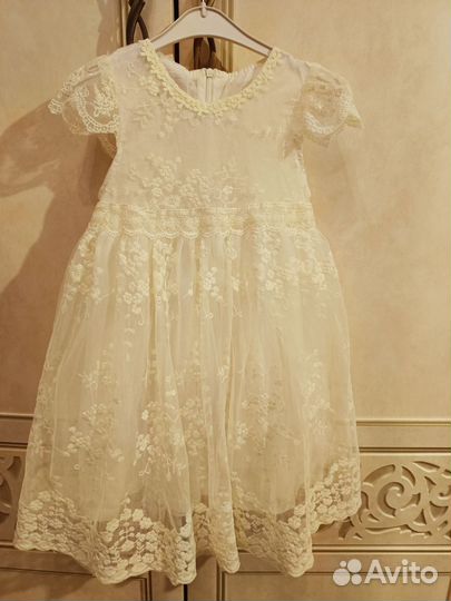Платье нарядное 104 -110 прокат