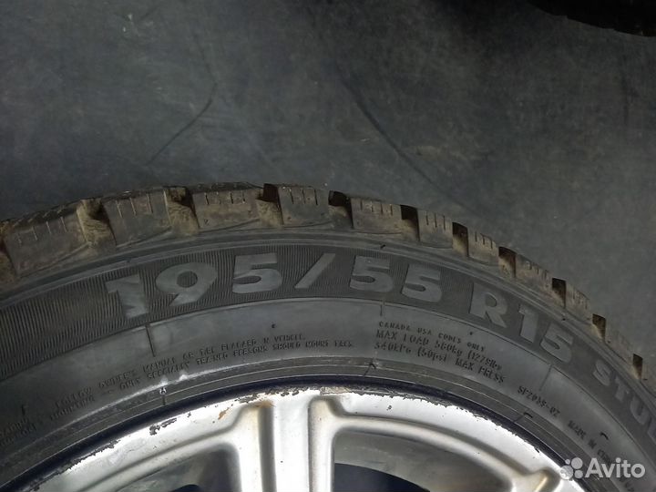 Колеса r 15 зимние 4 114,3