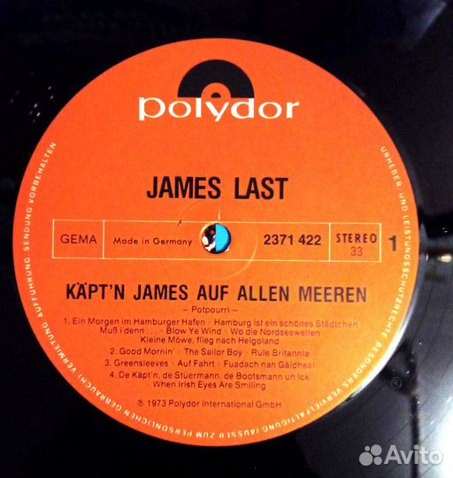 Виниловые пластинки James Last