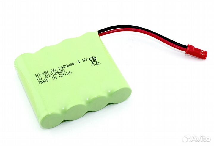 Аккумулятор Ni-Mh 4.8V 2400 mAh AA Flatpack JST