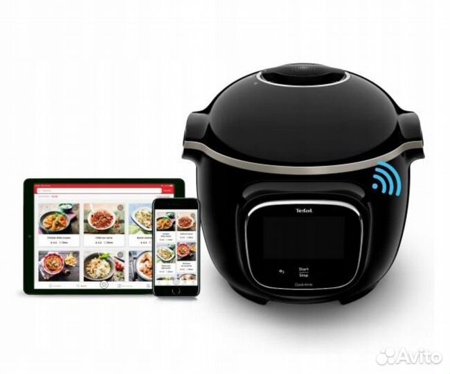 Мультиварка-скороварка Tefal Cook4Me Touch CY9128