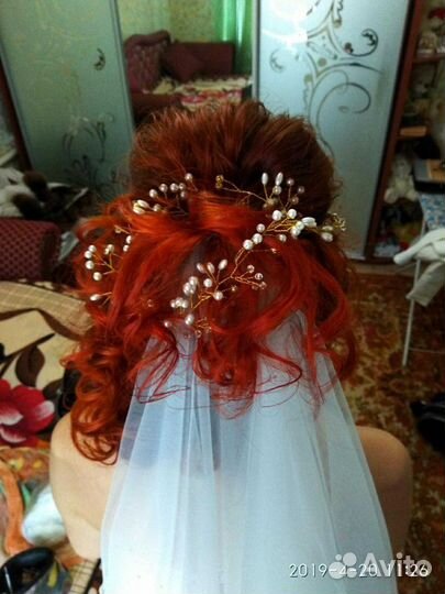 Свадебное украшение для волос