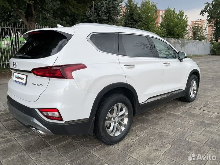 Hyundai Santa Fe 2.2 AT, 2020, 96 294 км