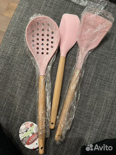 Лопатки кисточка шумовка кухонные